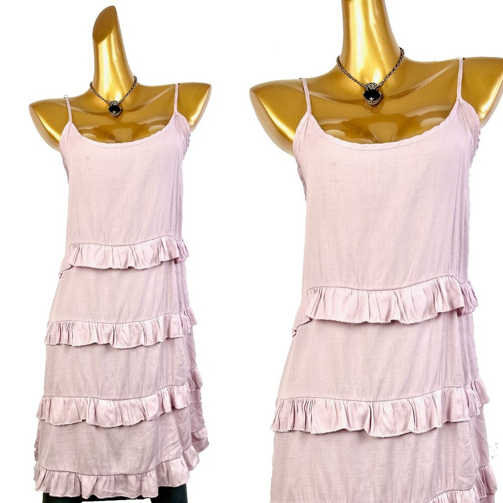 Vintage 90s sundress pastel prairie mini dress